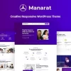 Manarat Creative Responsive WordPress Theme 1.0.0破解版主题