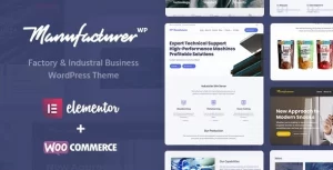 Manufacturer Factory and Industrial WordPress Theme 1.3.10 GPL Theme