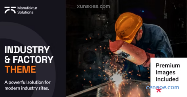 Manufaktur Solutions Industry and Factory Theme 1.0.1 GPL Theme