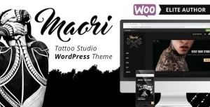 Maori Tattoo Studio WordPress Theme 1.4.2 GPL Theme