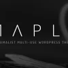 Maple Clean Minimal Multi Purpose WordPress Theme 5.2破解版主题