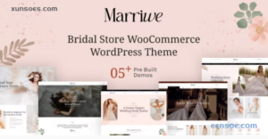 Marriwe Bridal Store WooCommerce WordPress Theme 1.0.3 GPL Theme