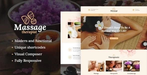 Massage Therapist and Spa Salon WordPress Theme 1.2 GPL Theme 1 Massage Therapist and Spa Salon WordPress Theme 1.2 GPL Theme