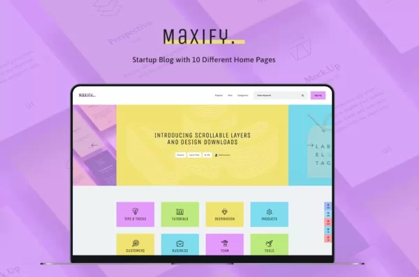 Maxify 1.0.7 GPL Theme