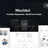 Mazidul Portfolio Responsive WordPress Theme 1.0.0破解版主题