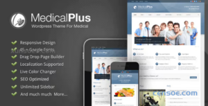 Medical Plus Doctor / Health WordPress Theme 1.10 GPL Theme