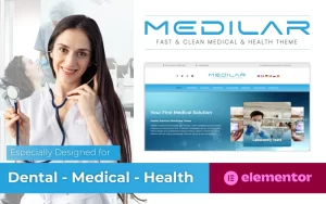 Medilar Fast Clean Medical Health Clinic WordPress Theme WordPress Theme 1.0.0 GPL Theme