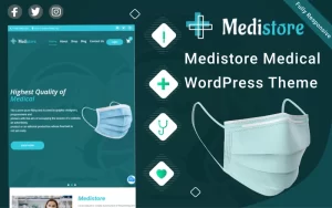 Medistore Medical WordPress Theme 1.0.0 GPL Theme