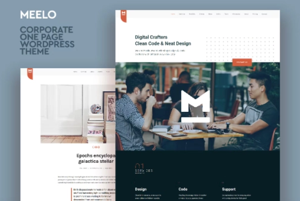 Meelo Corporate One Page WordPress Theme 1.4 GPL Theme 1 Meelo Corporate One Page WordPress Theme 1.4 GPL Theme