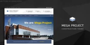 Mega Project Construction WordPress 1.3.5 GPL Theme