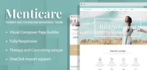 Menticare Therapy and Counseling WordPress Theme 1.5.1 GPL Theme