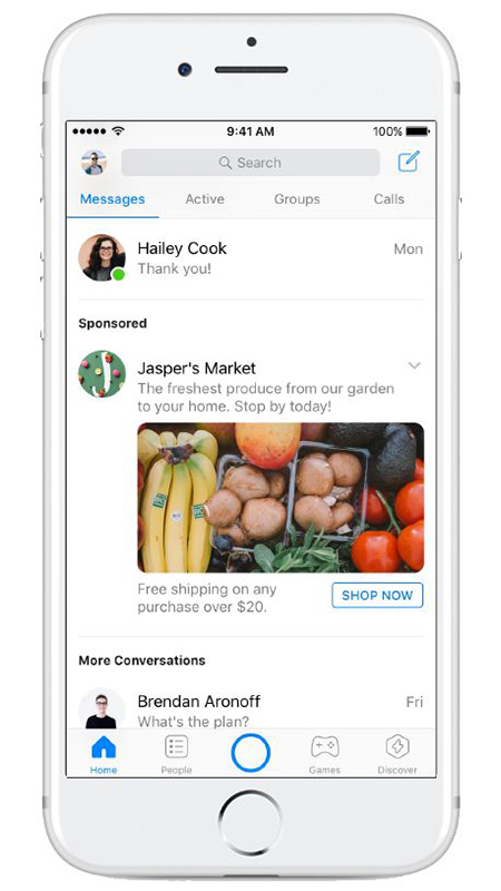 Messenger广告 Facebook是全球用户量最大，营销最精准的社交媒体