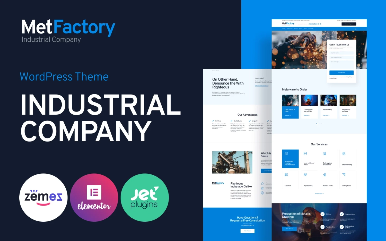 MetFactory Industry Company WordPress Theme 1.0.1 GPL Theme 1 MetFactory Industry Company WordPress Theme 1.0.1 GPL Theme