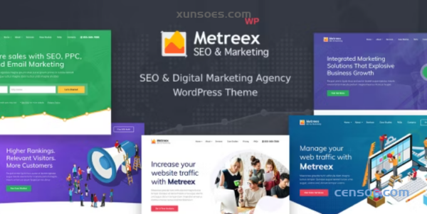 Metreex SEO Marketing WordPress Theme 1.4.0 GPL Theme