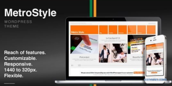 MetroStyle Responsive All Purpose WordPress Theme 1.5.3 GPL Theme