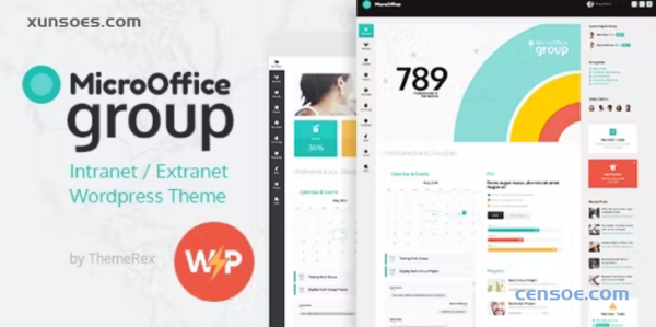 Micro Office | Extranet Intranet WordPress Theme 1.4.2 GPL Theme