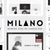 Milano Creative Minimal Portfolio Photography WordPress Theme 5.6破解版主题