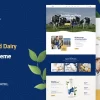 Mildar Dairy Farm Milk WordPress Theme RTL 1.0.2破解版主题
