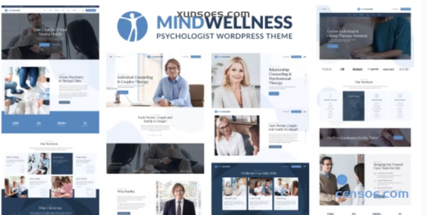 Mindwellness Psychology and Counseling WordPress Theme 1.0.0 GPL Theme