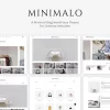 Minimalo A Minimal Blog WordPress Theme for Creative Websites 1.0.7破解版主题