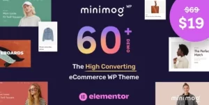 MinimogWP  – eCommerce WordPress Theme 3.4.2 GPL Theme
