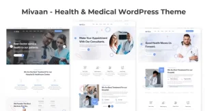 Mivaan – Health Medical WordPress Theme 1.0 GPL Theme