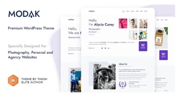 Modak One Page WordPress Theme 1.0.1 GPL Theme