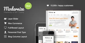 Modernize Flexibility of WordPress 3.4.0 GPL Theme