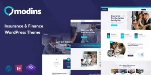 Modins Insurance Finance WordPress Theme 1.0.4 GPL Theme