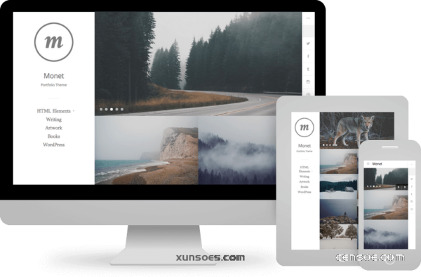 Monet Theme 1.13.2 GPL Theme