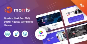 Morris WordPress Theme for Digital Agency 1.0.0 GPL Theme