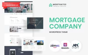 Mortgates Financial Services WordPress Theme 1.0.1 GPL Theme