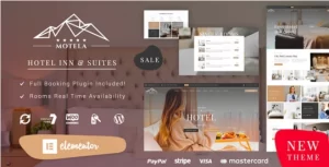 Motela Hotel WP 1.2 GPL Theme