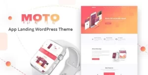 Moto WordPress Landing Page Theme 1.1.9 GPL Theme