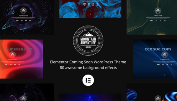 Mountain Elementor Coming Soon WordPress Theme 5.0.0 GPL Theme
