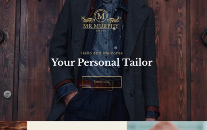 Mr. Murphy Custom Dress Tailoring Clothing WP 1.2.4 GPL Theme 1 Mr. Murphy Custom Dress Tailoring Clothing WP 1.2.4 GPL Theme