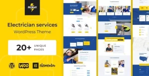 MrWatt Electrician Services WordPress Theme 1.1 GPL Theme