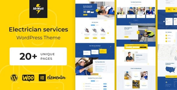 MrWatt Electrician Services WordPress Theme 1.1 GPL Theme 1 MrWatt Electrician Services WordPress Theme 1.1 GPL Theme