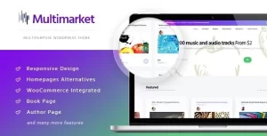 Multimarket WooCommerce Marketplace Theme 1.1.7 GPL Theme