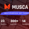 Musca Multipurpose WordPress theme 1.0.3破解版主题