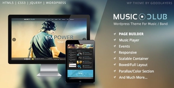 Music Club Band | Party WordPress 1.8.5 GPL Theme 1 Music Club Band | Party WordPress 1.8.5 GPL Theme