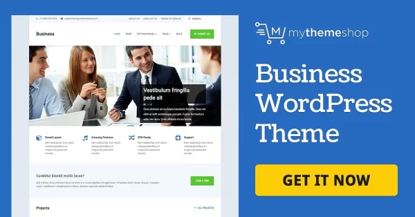 MyThemeShop Business WordPress Theme 1.1.1 GPL Theme