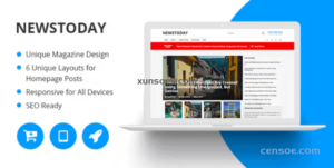 NEWSTODAY BEST NEWS MAGAZINE WORDPRESS THEME 1.1.4 GPL Theme
