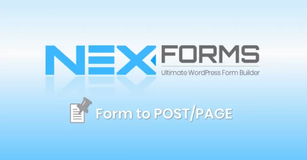 NEX-Forms Form to Post/Page Add-on 7.5.12.1 GPL Plugins