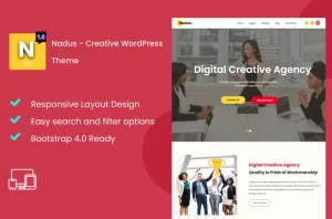 Nadus Creative WordPress Theme 1.0.0 GPL Theme