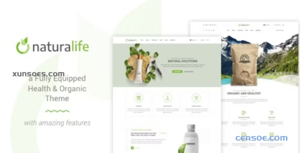NaturaLife | Health Organic WordPress Theme 1.9.3.1 GPL Theme