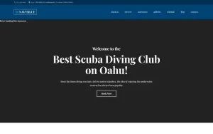 NavyBlue Scuba Diving Club Responsive WordPress Theme 1.0.0 GPL Theme