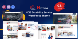 Ncare NDIS Disability Service WordPress Theme 1.0.7 GPL Theme