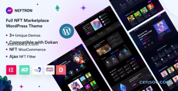 Neftron – NFT Marketplace WordPress Theme 1.5.2 GPL Theme