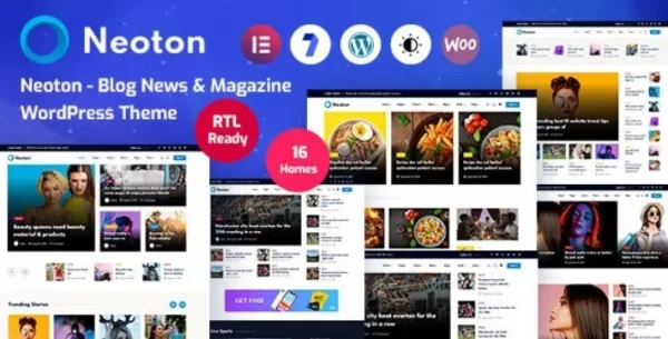 Neoton News Magazine WordPress Theme 1.0.1 GPL Theme